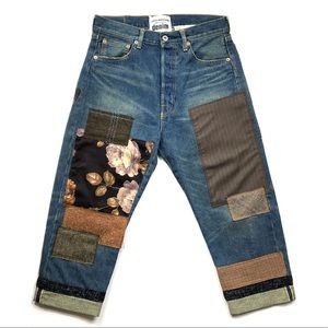 Rare! $1175 Junya Watanabe X CDG Patchwork Jeans